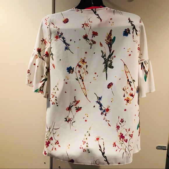 *Goodwill Sale*Catherine Malandrino Floral Blouse - Picture 4 of 4